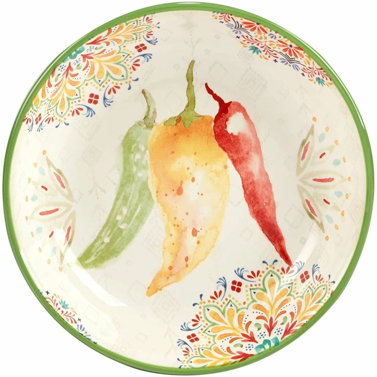 Certified International 9" X 2" Soup Pasta Bowl (Set Of 4) | Sweet & Spicey 2 Certified International 9" X 2" Soup Pasta Bowl (Set Of 4) | Sweet & Spicey - Image 2