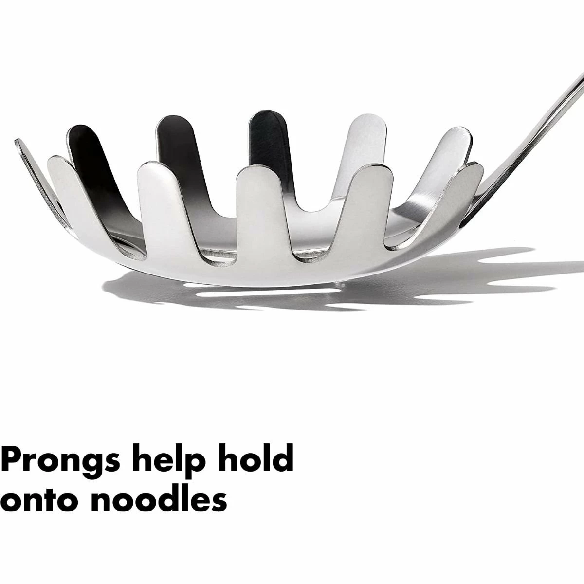 OXO Steel Spaghetti Server 4 OXO Steel Spaghetti Server - Image 4