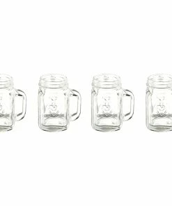 Kikkerland Shot Glasses - Set Of 4 | Mason Jars