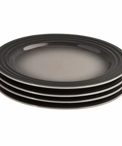 Le Creuset 8.5" Salad Plates - Set Of 4 | Oyster Grey