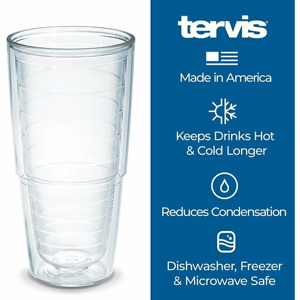 Tervis® 24oz Double-Walled Insulated Tumbler With Lid | Fiesta® Calypso - Sunny 3 Tervis® 24oz Double-Walled Insulated Tumbler With Lid | Fiesta® Calypso - Sunny - Image 3