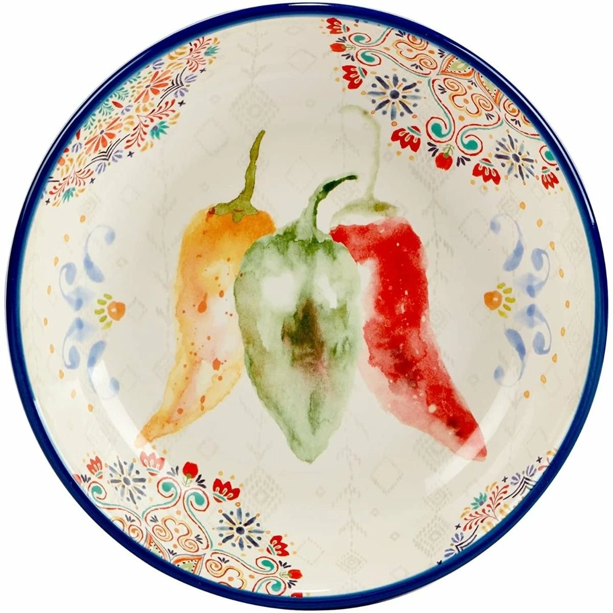 Certified International 9" X 2" Soup Pasta Bowl (Set Of 4) | Sweet & Spicey 5 Certified International 9" X 2" Soup Pasta Bowl (Set Of 4) | Sweet & Spicey - Image 5