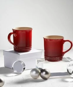 Le Creuset 14oz Mug | Cerise/Cherry Red -Cheap Dinnerware Store 71ufxfkksjl. ac sl1500