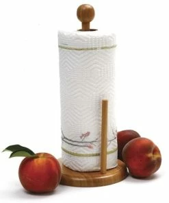Norpro Bamboo Paper Towel Holder -Cheap Dinnerware Store 7491 norpro bamboo paper towel holder 3