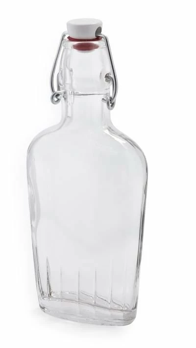 Bormioli Rocco 8.5oz Swing Top Glass Flasks | 6-pack 2 Bormioli Rocco 8.5oz Swing Top Glass Flasks | 6-pack - Image 2