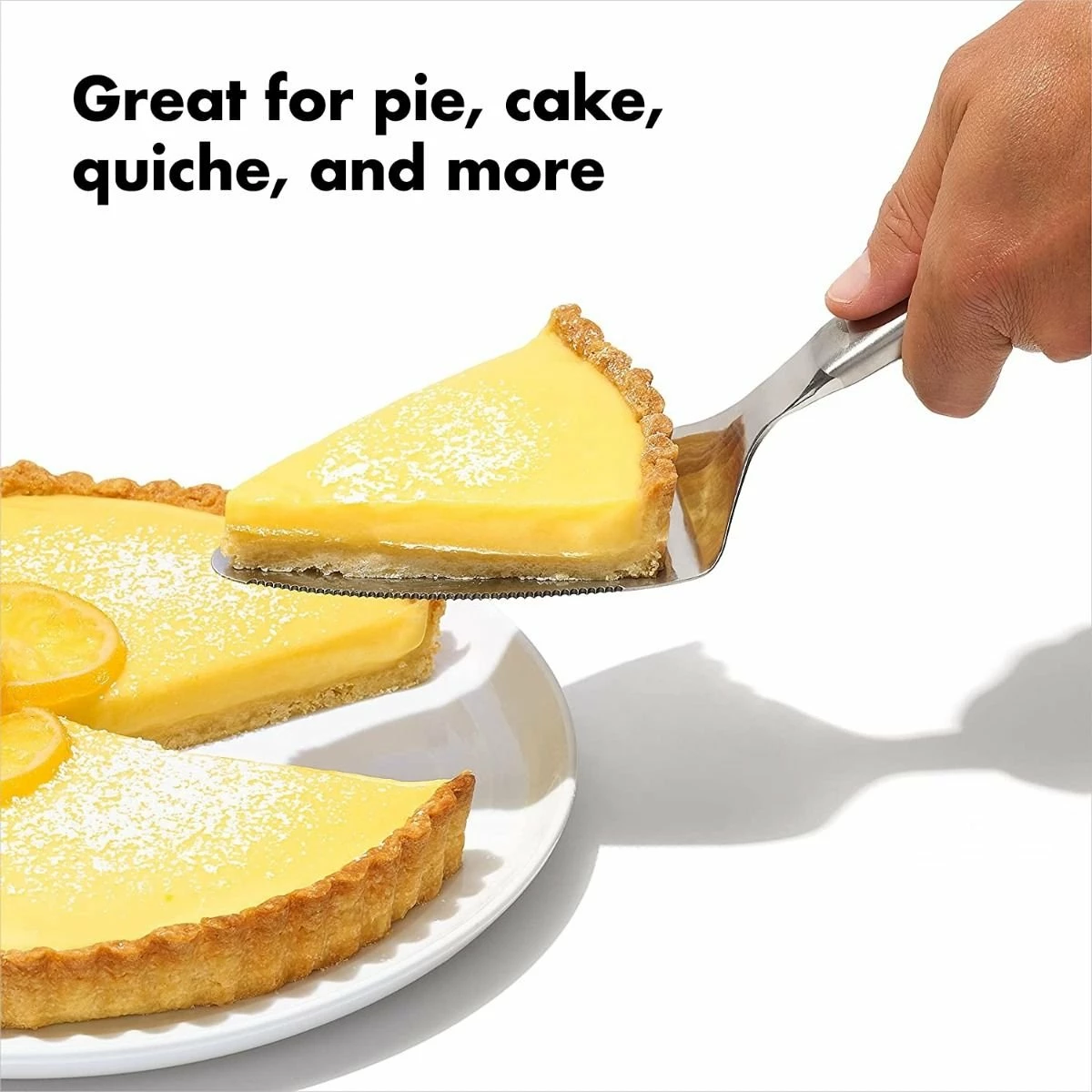 OXO Steel Pie Server 2 OXO Steel Pie Server - Image 2