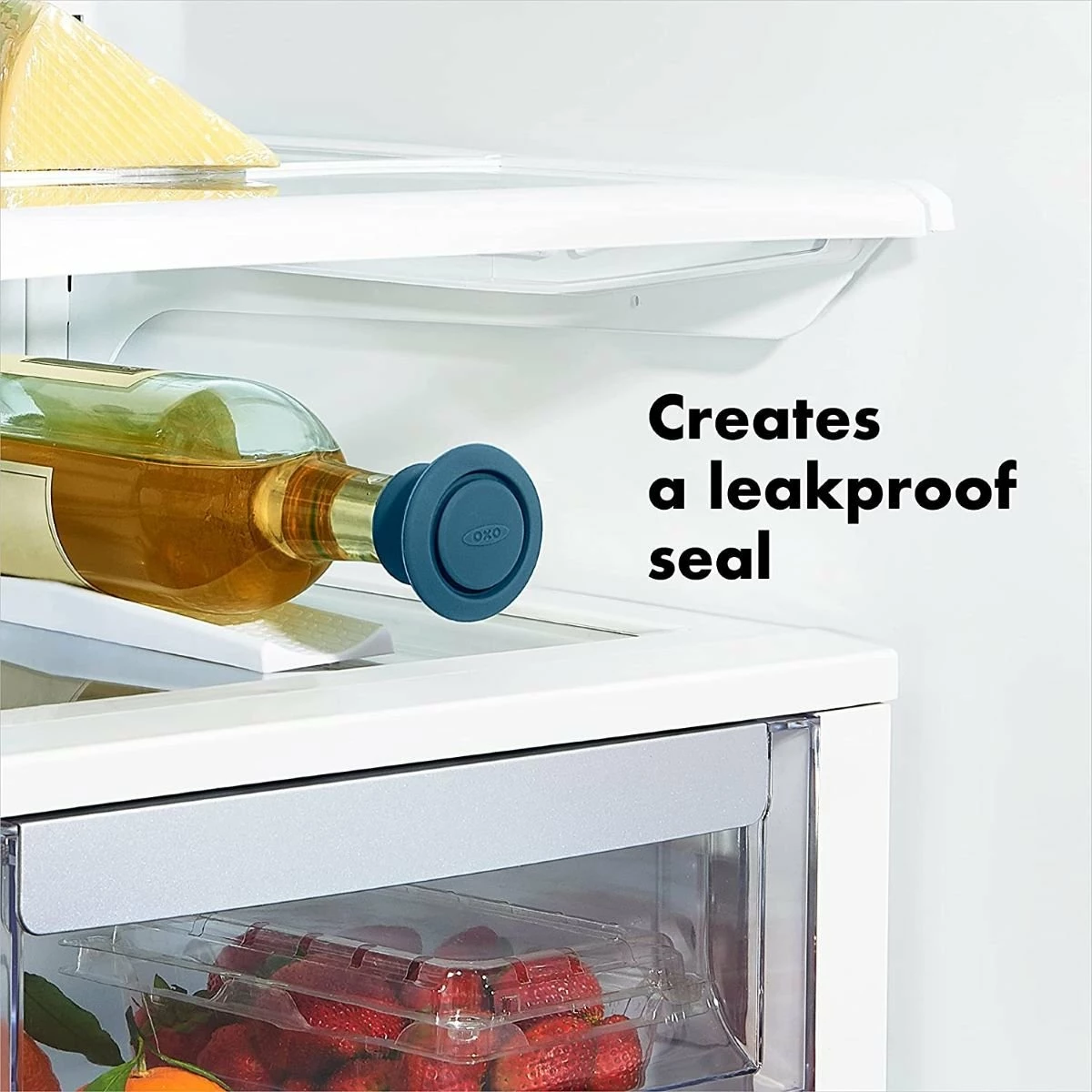 OXO Good Grips Silicone Wine Stoppers | Set Of 3 5 OXO Good Grips Silicone Wine Stoppers | Set Of 3 - Image 5