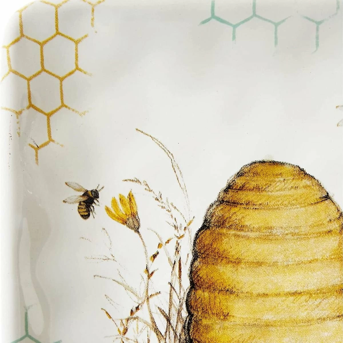 Certified International 6" Canape Plate (Set Of 4) | Bee Sweet 4 Certified International 6" Canape Plate (Set Of 4) | Bee Sweet - Image 4