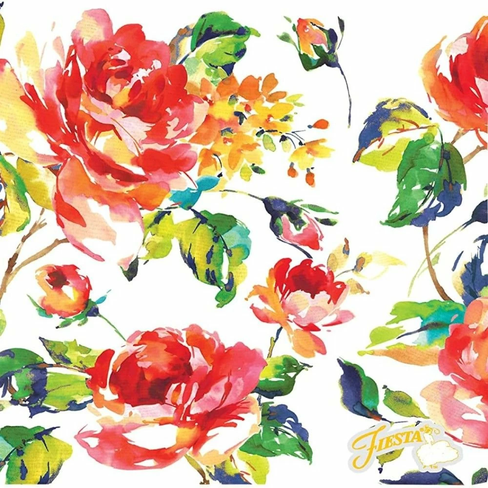 Tervis® 16oz Double-Walled Insulated Tumbler With Lid | Fiesta® Floral Bouquet - Yellow 2 Tervis® 16oz Double-Walled Insulated Tumbler With Lid | Fiesta® Floral Bouquet - Yellow - Image 2