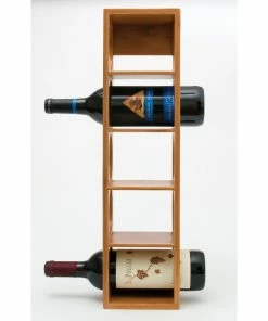 Lipper International Stacking 5-Bottle Wine Rack | Bamboo 12 Lipper International Stacking 5-Bottle Wine Rack | Bamboo -Cheap Dinnerware Store 8305 vert white bottles