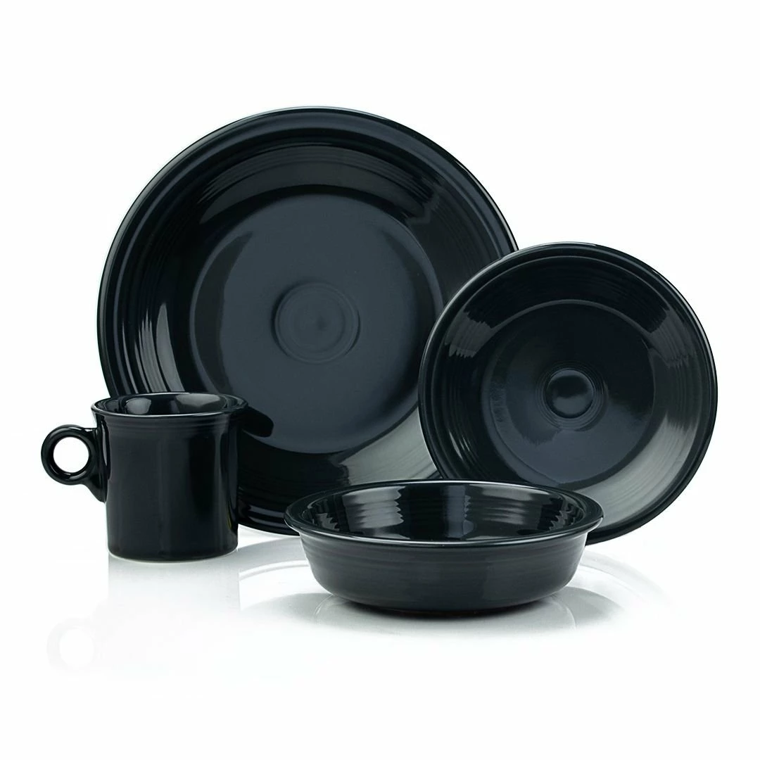 Fiesta® 16-Piece Classic Dinnerware Set | Slate 1 Fiesta® 16-Piece Classic Dinnerware Set | Slate