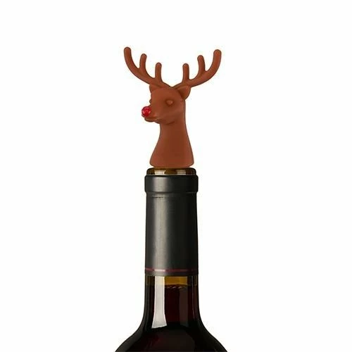 True Brands Reindeer Bottle Stopper 2 True Brands Reindeer Bottle Stopper - Image 2