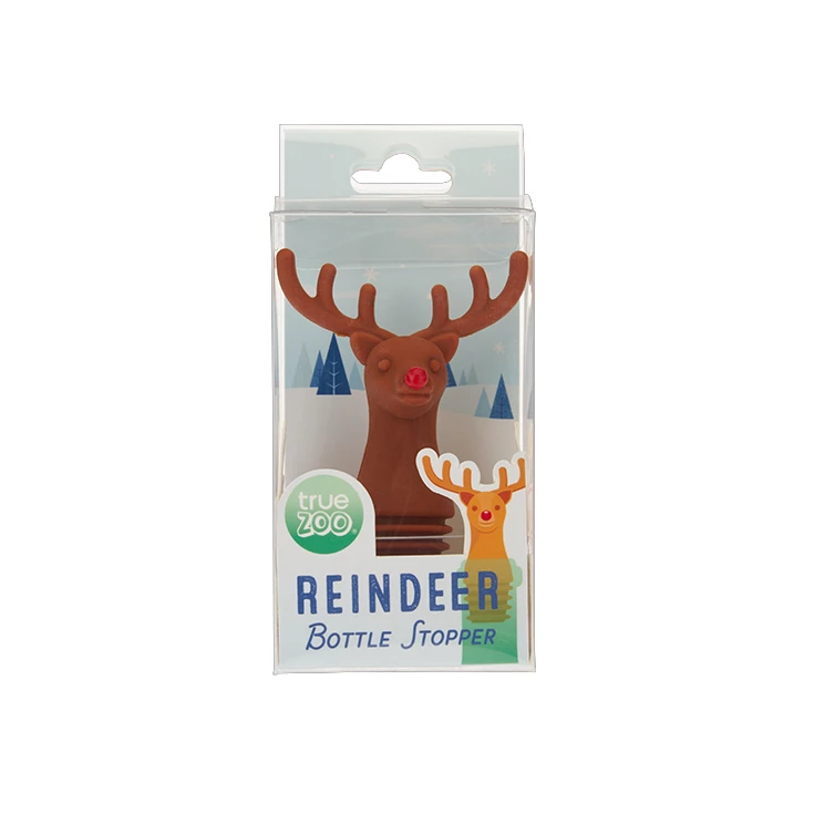 True Brands Reindeer Bottle Stopper 3 True Brands Reindeer Bottle Stopper - Image 3