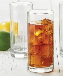 Libbey Facets 14.4oz Cooler Glasses | Set Of 8 6 Libbey Facets 14.4oz Cooler Glasses | Set Of 8 -Cheap Dinnerware Store 8pc facets cooler 57001