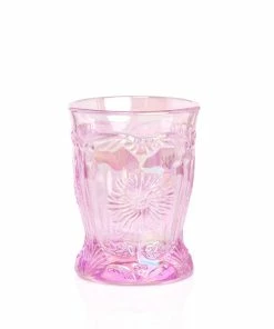 Mosser Glass Dahlia 8oz Tumbler | Passion Pink Carnival