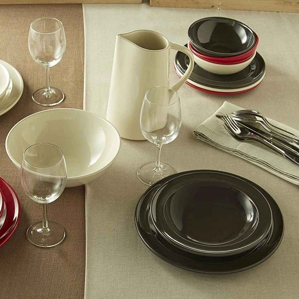 Emile Henry 8.5" X 2.75" Small Salad Bowl | Charcoal 2 Emile Henry 8.5" X 2.75" Small Salad Bowl | Charcoal - Image 2