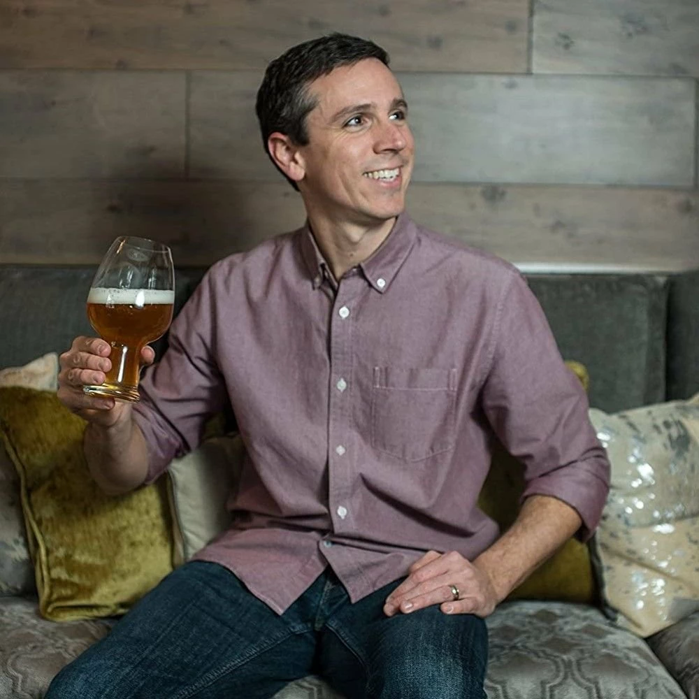 Luigi Bormioli Birrateque 26.5oz Wheat Glass | Set Of 2 6 Luigi Bormioli Birrateque 26.5oz Wheat Glass | Set Of 2 - Image 6