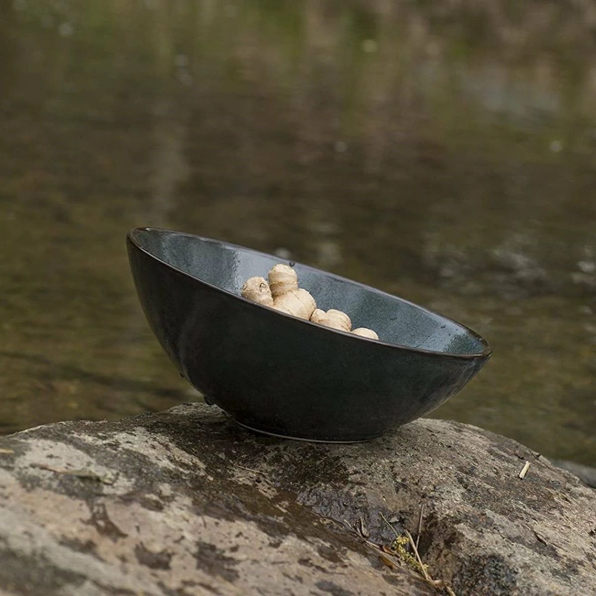 Fortessa Ston™ 8.5" Tilt Bowl | Twilight Blue 4 Fortessa Ston™ 8.5" Tilt Bowl | Twilight Blue - Image 4