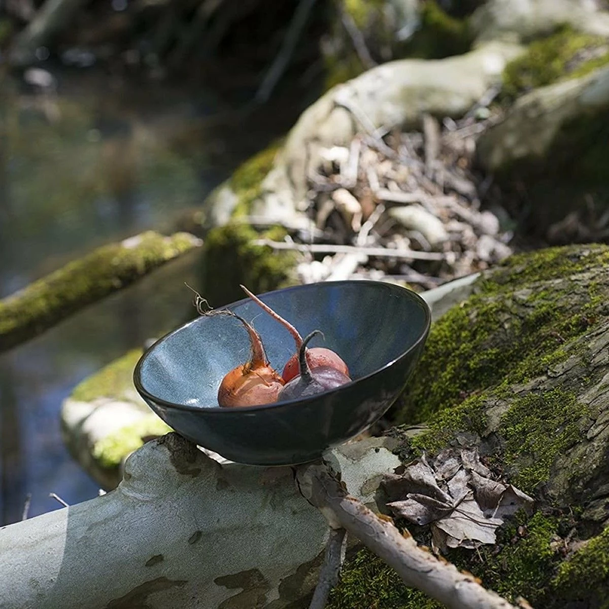 Fortessa Ston™ 8.5" Tilt Bowl | Twilight Blue 5 Fortessa Ston™ 8.5" Tilt Bowl | Twilight Blue - Image 5