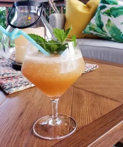 Viski® Angled Crystal Gin & Tonic Glasses 15 Viski® Angled Crystal Gin & Tonic Glasses -Cheap Dinnerware Store 9418 true