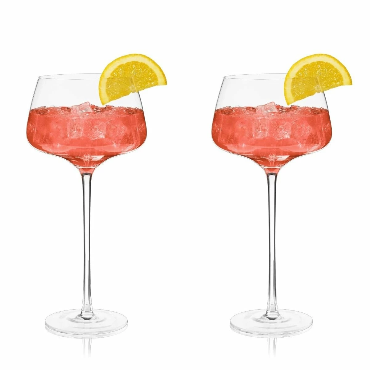 Viski® Angled Crystal Amaro Spritz Glasses 1 Viski® Angled Crystal Amaro Spritz Glasses