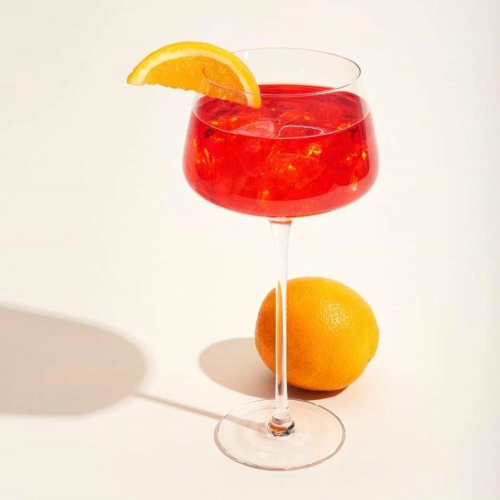 Viski® Angled Crystal Amaro Spritz Glasses 6 Viski® Angled Crystal Amaro Spritz Glasses - Image 6