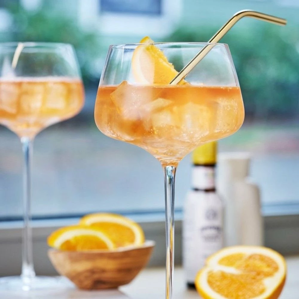 Viski® Angled Crystal Amaro Spritz Glasses 12 Viski® Angled Crystal Amaro Spritz Glasses - Image 12
