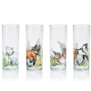 Everything Kitchens Barnyard Baby Animals Drinking Glasses (Set Of 4) | Assorted