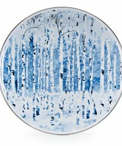 Golden Rabbit Enamelware 10.5" Dinner Plates - Set Of 4 | Aspen Grove