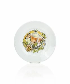 Everything Kitchens Barnyard Baby Animals 7.5" Side Plate | "Hold Your Baby Horses" - Foal