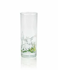 Everything Kitchens Barnyard Baby Animals Drinking Glasses (Set Of 4) | Assorted -Cheap Dinnerware Store baby sheep view 2