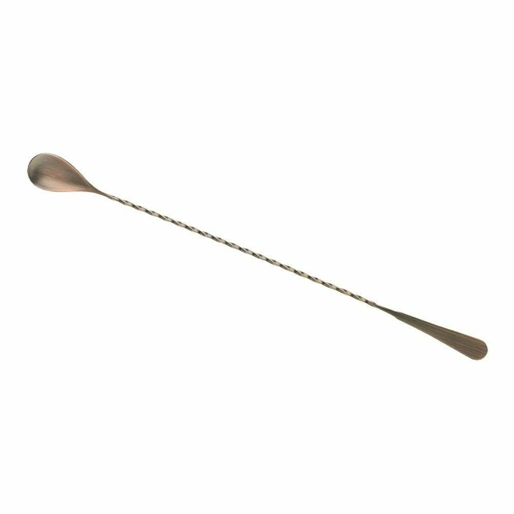 Mercer Barfly 13.2" Japanese-Style Bar Spoon | Antique Copper 1 Mercer Barfly 13.2" Japanese-Style Bar Spoon | Antique Copper