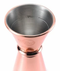 Mercer Barfly 0.5oz X 0.75oz Japanese Style Jigger | Copper Plated 7 Mercer Barfly 0.5oz X 0.75oz Japanese Style Jigger | Copper Plated -Cheap Dinnerware Store barfly jigger m37000cp