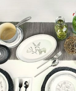 Everything Kitchens Bear With Me Dinnerware & Serveware Collection -Cheap Dinnerware Store bear with me platter lifestyle