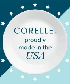 Corelle Livingware 8.5" Luncheon Plates (Set Of 6) | Winter Frost White -Cheap Dinnerware Store benefittiles usa 1