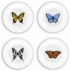 Bamboo Table 4-Piece Plate Gift Set | Butterflies