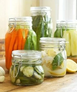 Bormioli Rocco 1.5L Swing Top Fido Canning Jars | 6-pack -Cheap Dinnerware Store bormioli rocco fido canning jar 1 liter lifestyle 1 149220m04321991 1 2