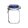 Bormioli Rocco 1L Swing Top Fido Canning Jar | Blue Lid