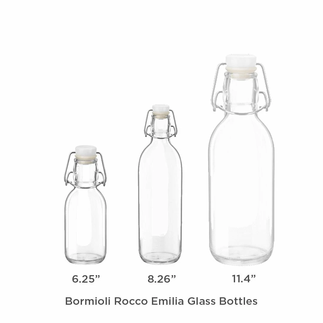 Bormioli Rocco 33.75oz Emilia Glass Bottle 3 Bormioli Rocco 33.75oz Emilia Glass Bottle - Image 3