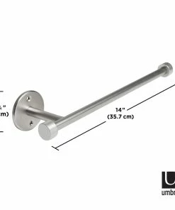 Umbra Cappa Wall Mounted Paper Towel Holder | Nickel -Cheap Dinnerware Store cappa10