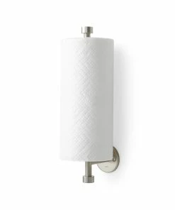 Umbra Cappa Wall Mounted Paper Towel Holder | Nickel -Cheap Dinnerware Store cappa7