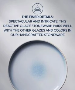 Corelle Stoneware 10.5" Dinner Plates (Set Of 4) | Nordic Blue -Cheap Dinnerware Store co 1143301 nordic blue 4pk dinner plate btf square tile8