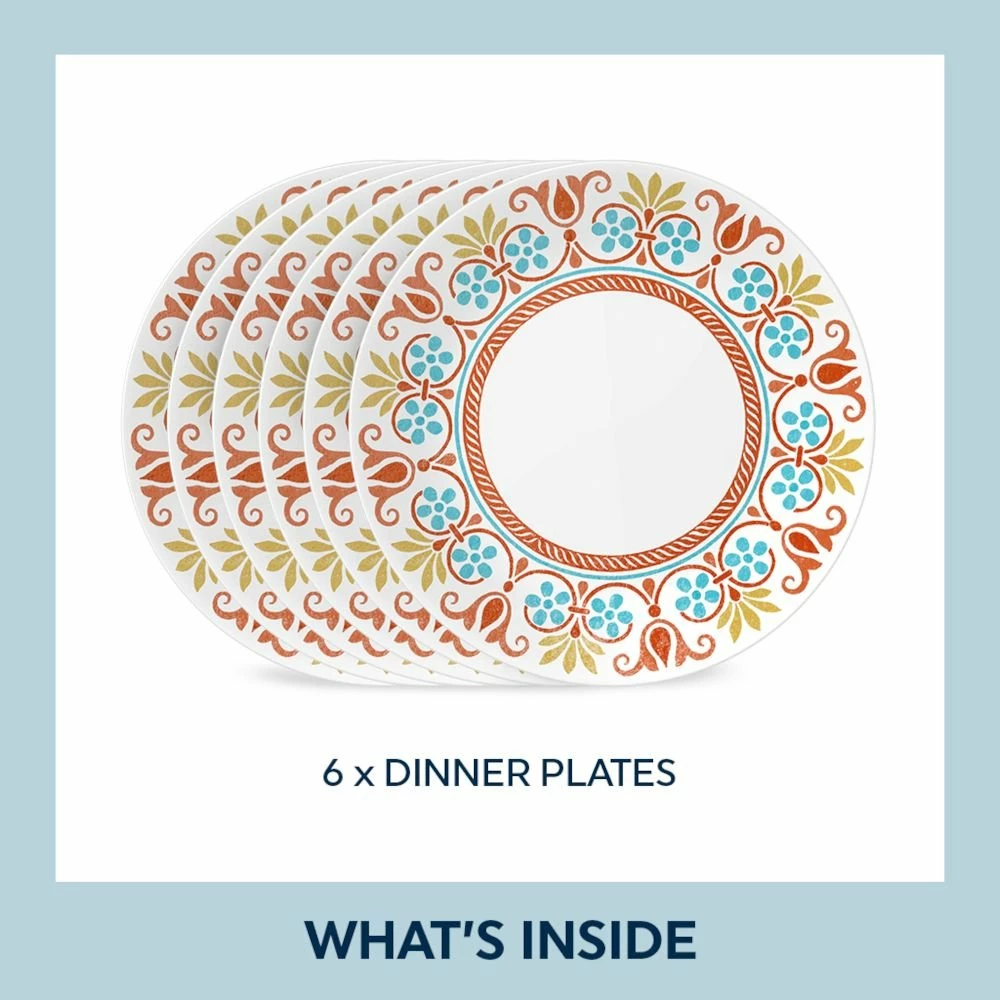 Corelle Dinner Plates (Set Of 6) | Terracotta Dream 6 Corelle Dinner Plates (Set Of 6) | Terracotta Dream - Image 6