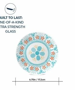 Corelle Appetizer Plates (Set Of 6) | Terracotta Dream -Cheap Dinnerware Store co 1144933 terracotta dreams 6pk appetizer plate atf square tile5