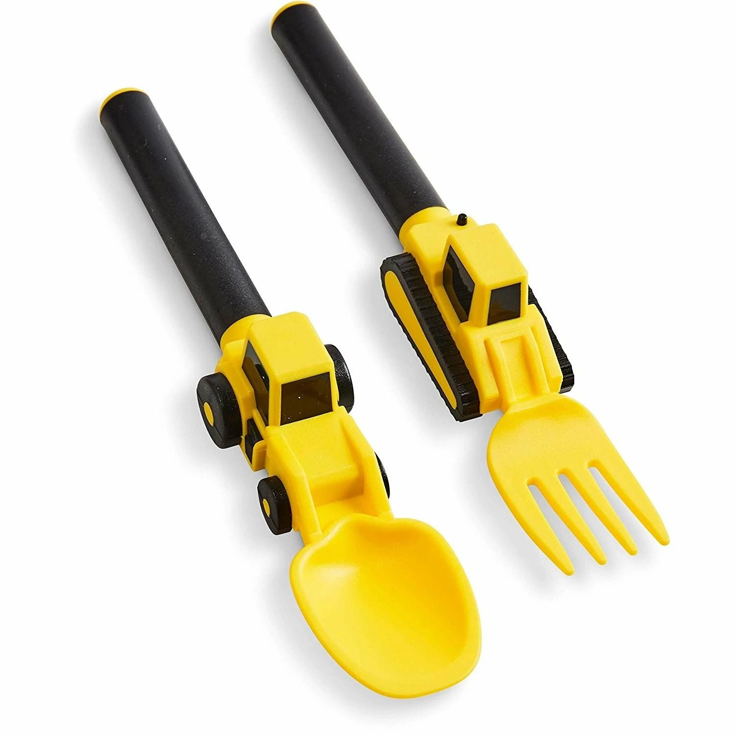Masontops Dinneractive Construction Utensil Set Of 2 Yellow 1 Masontops Dinneractive Construction Utensil Set Of 2 Yellow