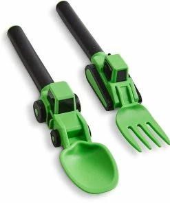 Masontops Dinneractive Construction Utensil Set Of 2 Green