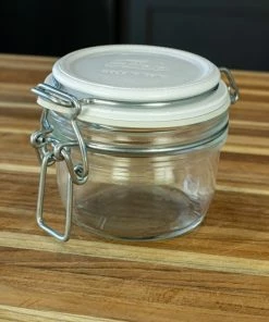 Bormioli Rocco 4.25oz Swing Top Fido Jar | White Top