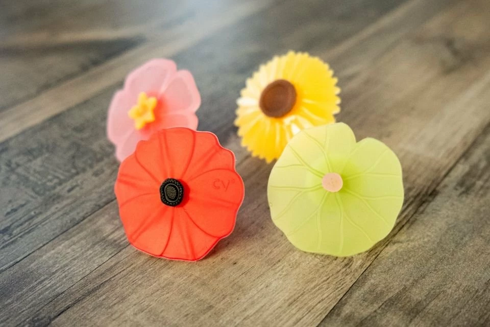 Charles Viancin Floral Bottle Stopper 3 Charles Viancin Floral Bottle Stopper - Image 3