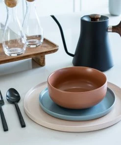 Everything Kitchens Modern Flat 24-Piece Dinnerware Set | Soft Pink, Dusty Blue, Terracotta 19 Everything Kitchens Modern Flat 24-Piece Dinnerware Set | Soft Pink, Dusty Blue, Terracotta -Cheap Dinnerware Store ek modern flat lifestyle squares 0003 ek modern flat lifestyle shoot 2394 2