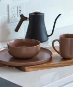 Everything Kitchens Modern Flat 12-Piece Dinnerware Set | Brown 11 Everything Kitchens Modern Flat 12-Piece Dinnerware Set | Brown -Cheap Dinnerware Store ek modern flat lifestyle squares 0027 capture0011 4 1